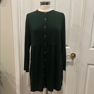J.JILL Wearever Long Sleeve Babydoll Dress